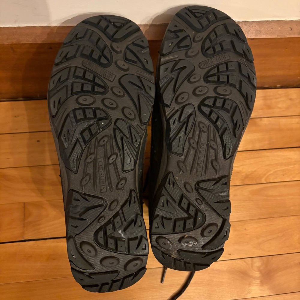 Merrell Men's Moab Waterproof Insulated Winter Boots‎ Espresso Size 9 Warm - Picture 6 of 6